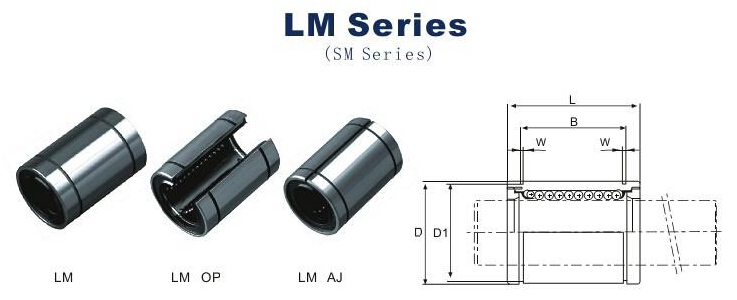 LM series linear bearing