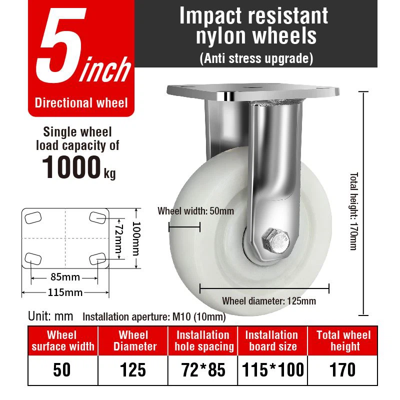 Impact Resistant Wheel 5 Inch